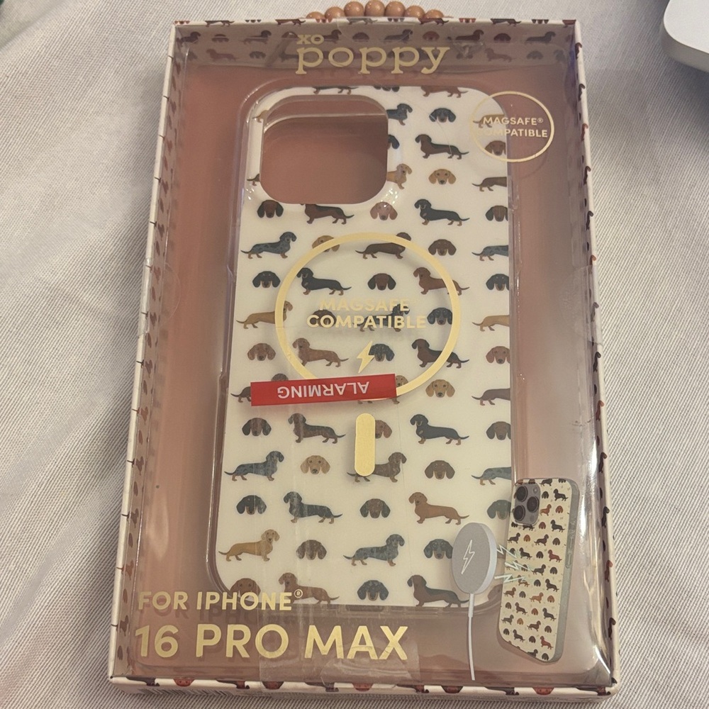 XO poppy iPhone 16 Pro Max Case - New